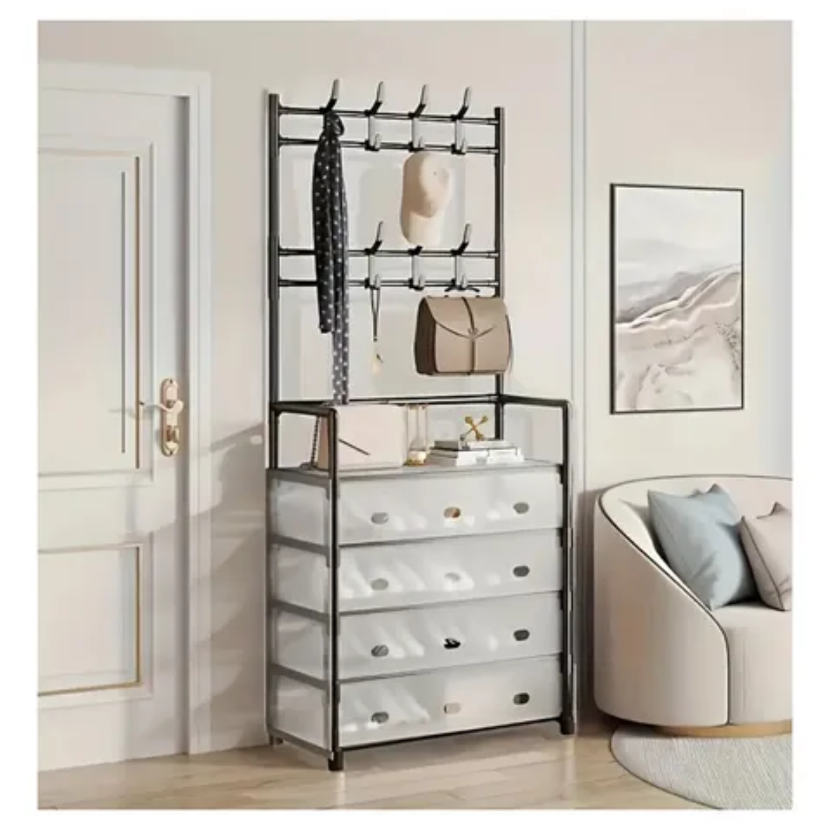 Estante Organizador Zapatos 4 Niveles